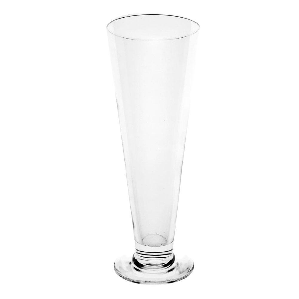 (60548B) FOOTED GLASS TUMBLER 400ML HEIGHT 21CM, MOUTH DIAMETER 8CM