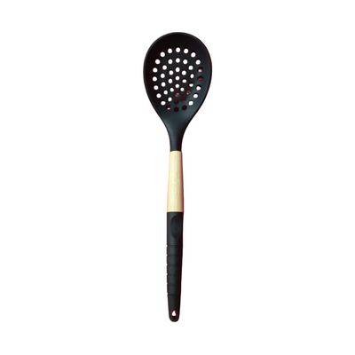 Silicone slotted draining spoon
