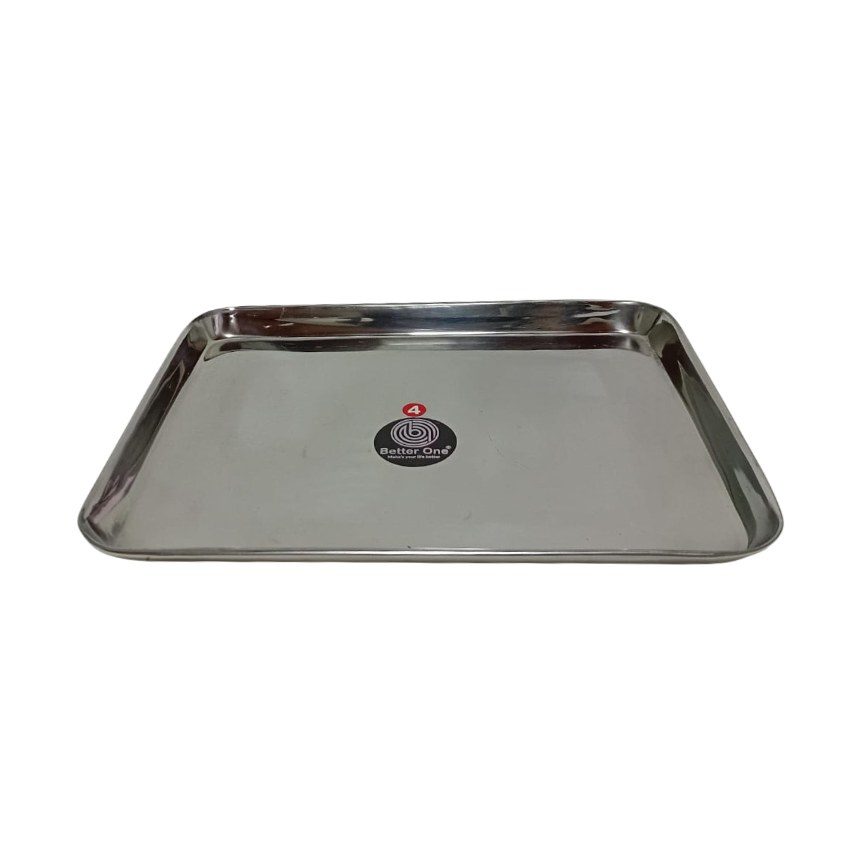 Stainless Steel Rectangular Serving Tray
