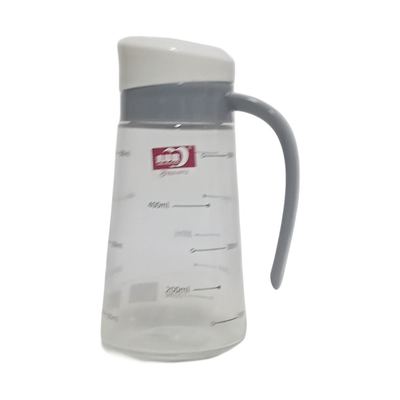 Glass oil bottle with handle