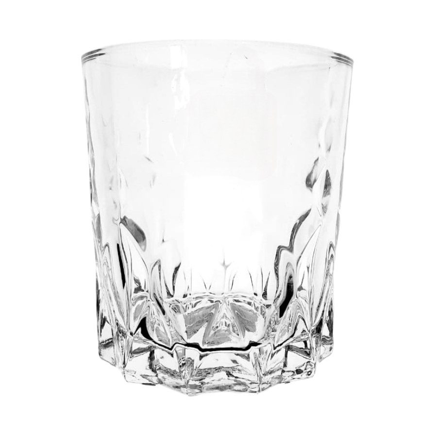 Cut Glass Whisky Rock Tumblers, 6pcs