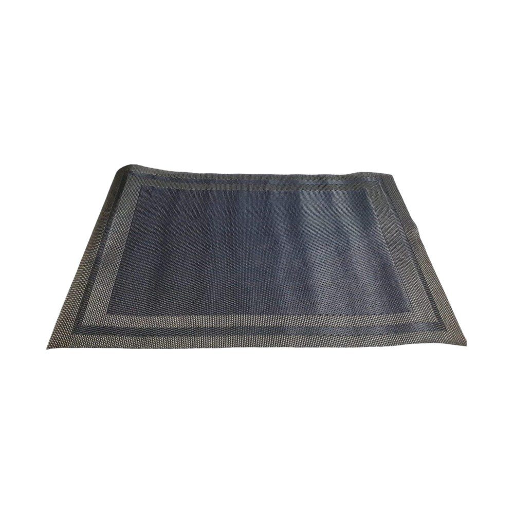 TABLE MAT BLACK / GOLD (Length 45cm 30cm)