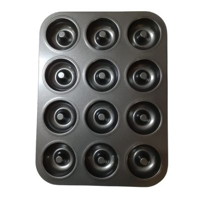 Non-stick 12-cavity donut tray