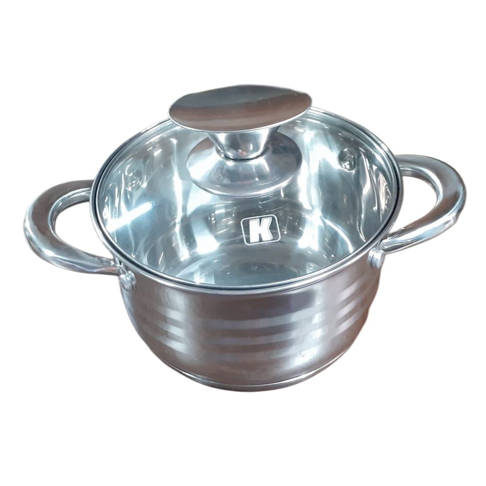 Stainless steel casserole pot, 16cm