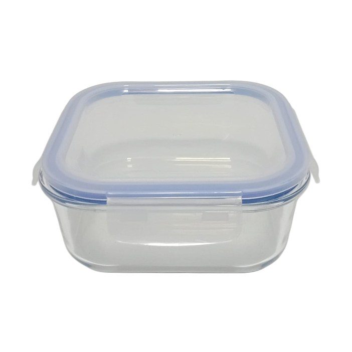 Square Glass Food Container 1100ml