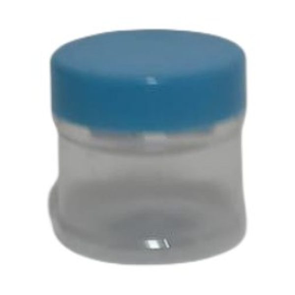 Plastic storage jar with screw lid (large)