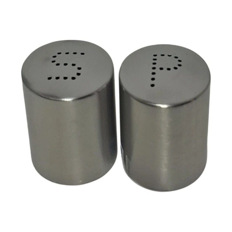 Stainless Steel Salt & Pepper Shaker Set