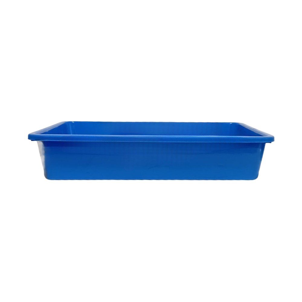 Blue Rectangular Plastic Tray