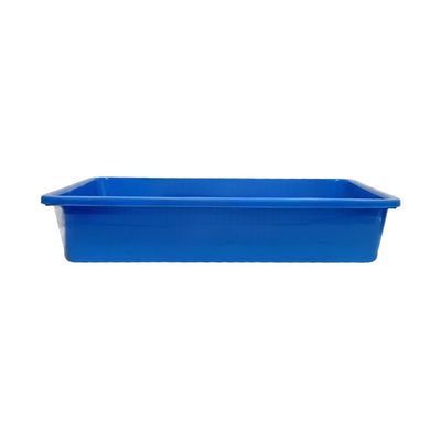 Blue Rectangular Plastic Tray