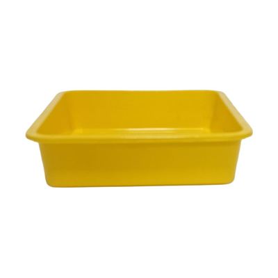 Rectangular plastic deep tray