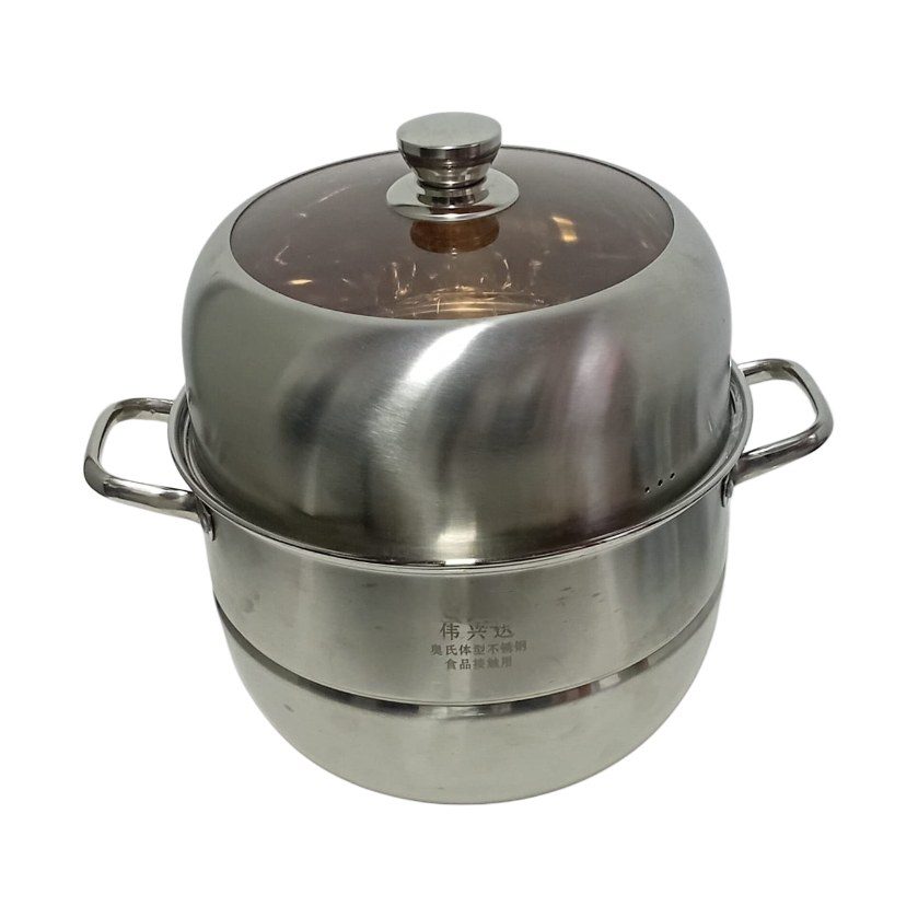 Stainless Steel Single-Tier Steamer 28cm