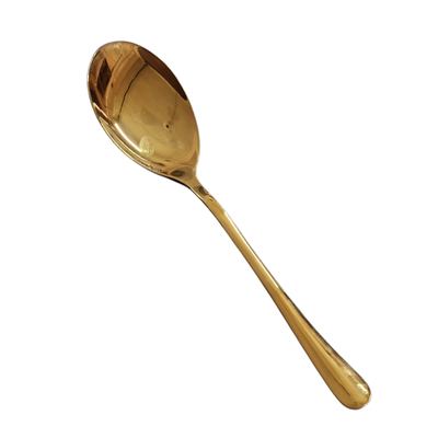 Gold Oval Rice Serving Spoon