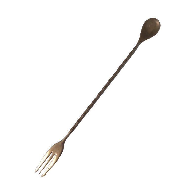 Rose gold cocktail bar spoon