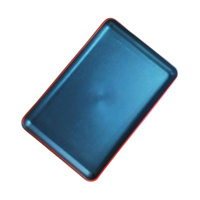 Small rectangular plastic serving tray