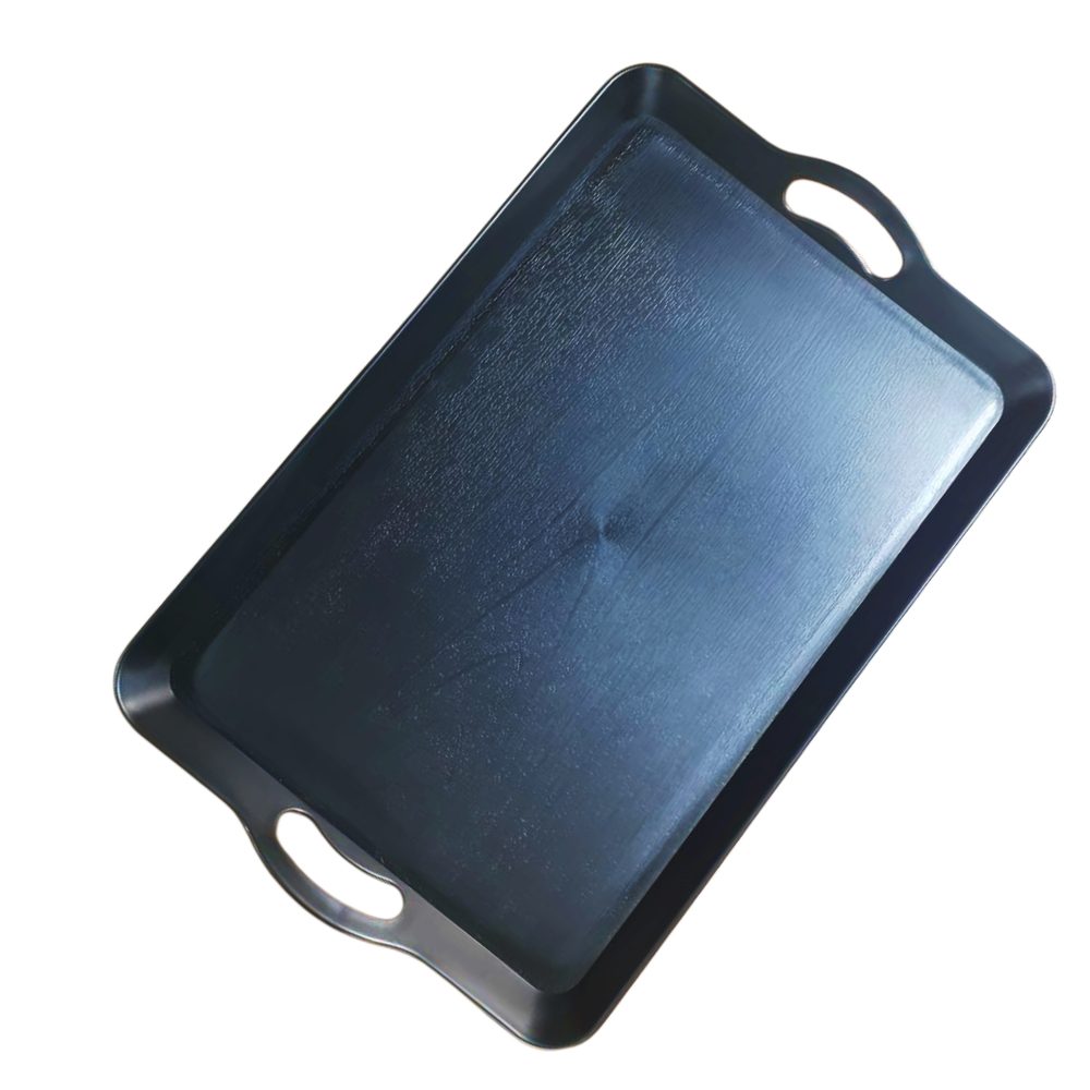 Large Black Plastic Serving Tray