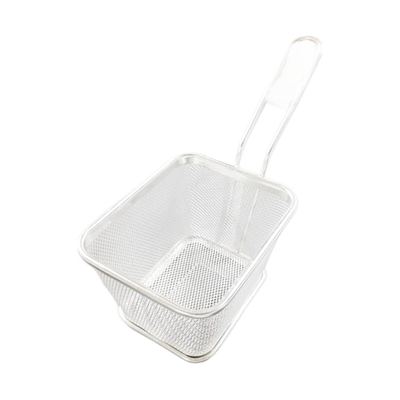 Mini stainless steel fry basket