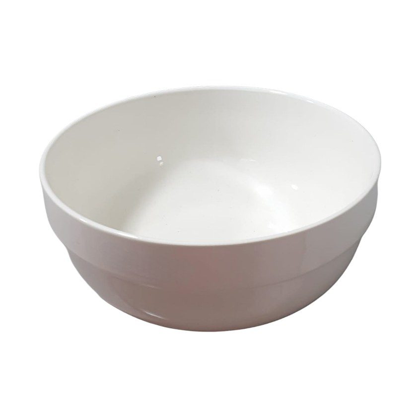White Porcelain Serving Bowl 8"