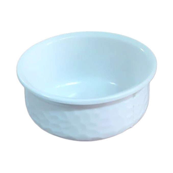 White Melamine Serving Bowl
