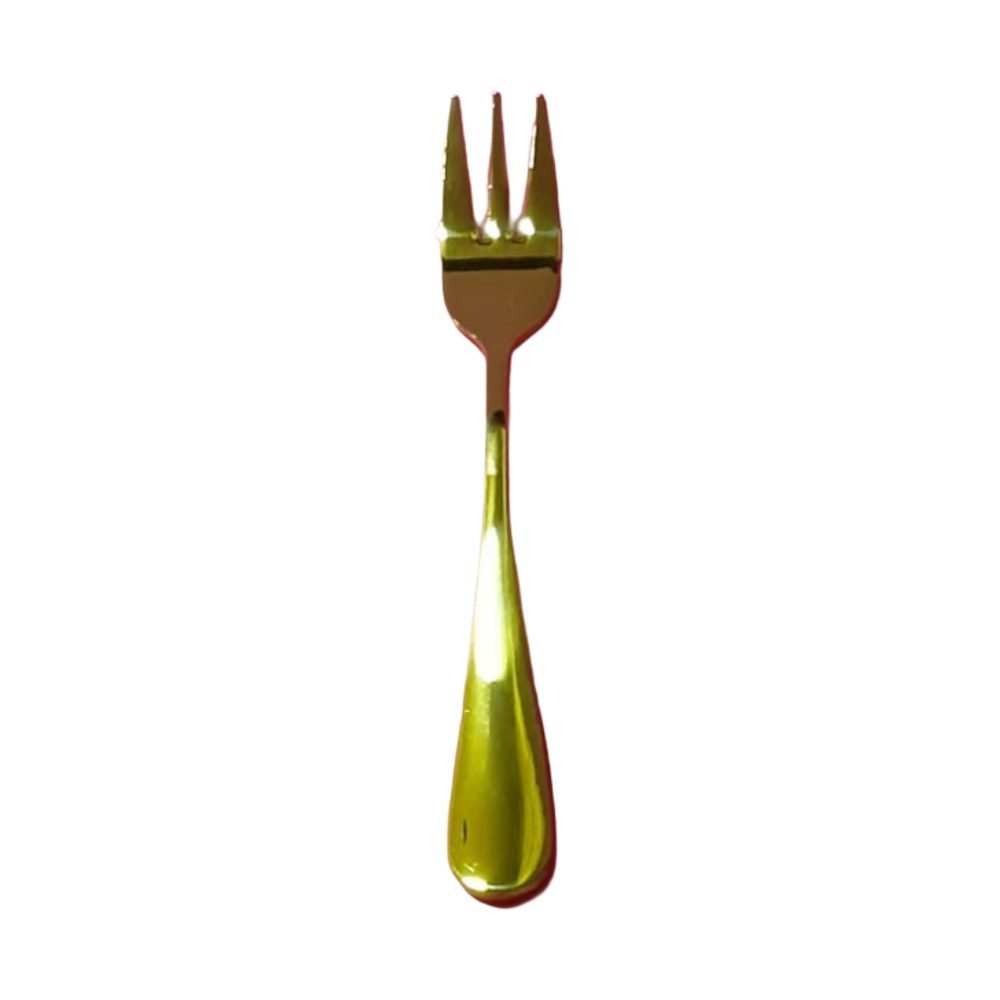 Gold Cake and Tea Fork