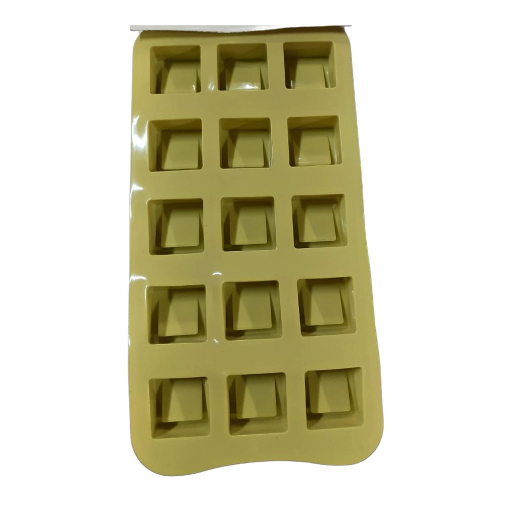 Silicone Square Chocolate Mould, 15 Cavity