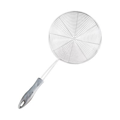 Stainless steel oil strainer spoon, 18cm