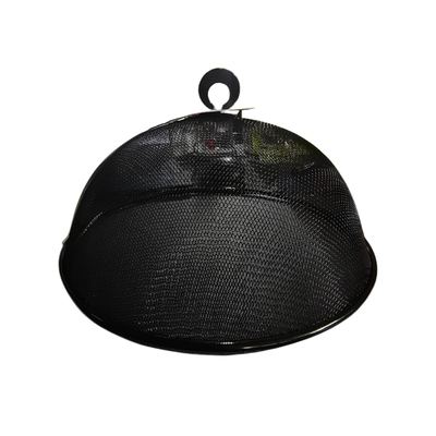 Black Mesh Dome Food Cover, 27cm