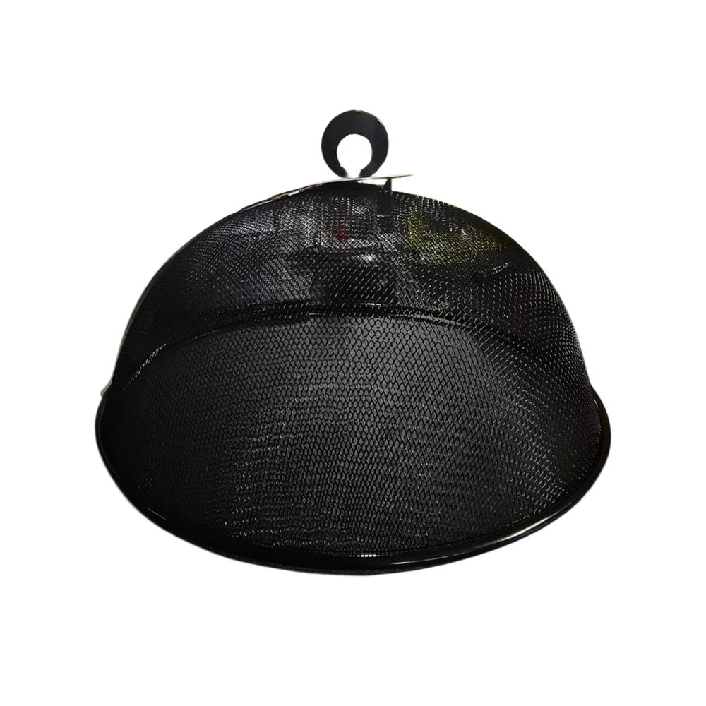 Round Black Mesh Food Cover 35cm