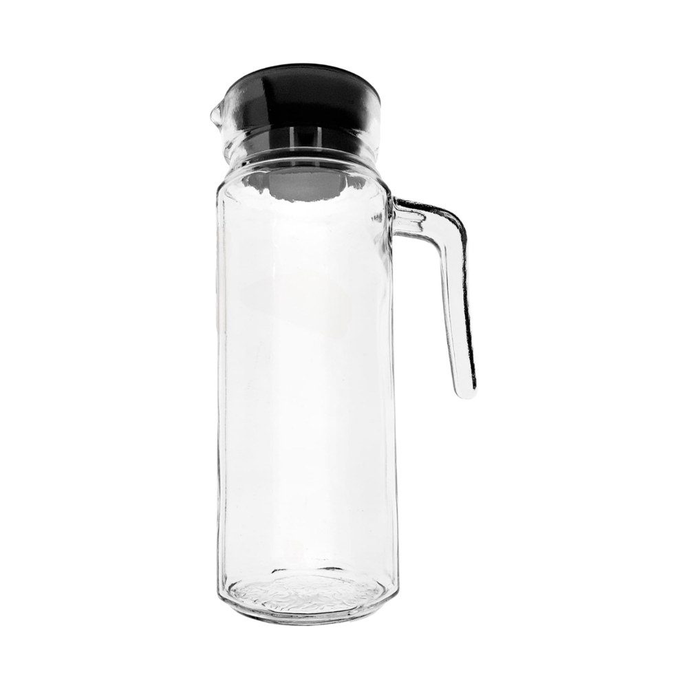 8296-5 GLASS WATER JUG 1.2L (OCTAGON SHAPE)