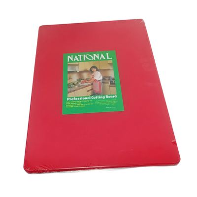 Red Plastic Cutting Board 60x40cm