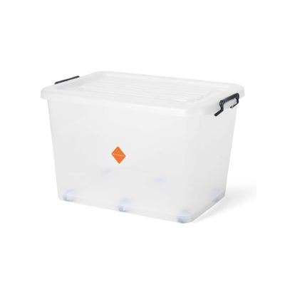 100L Clear Plastic Storage Box with Lid