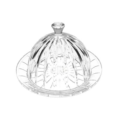 Glass Cake Dome with Plate