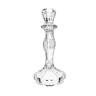 Cut glass taper candle stand