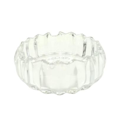 Ribbed Glass Ashtray