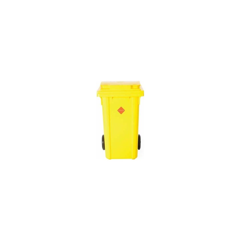 TRASH BIN 120L YELLOW