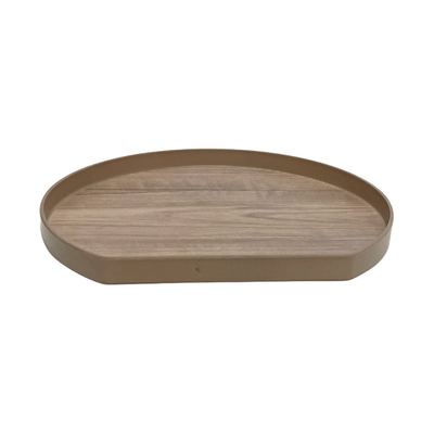 Small Half-Moon Melamine Serving Tray