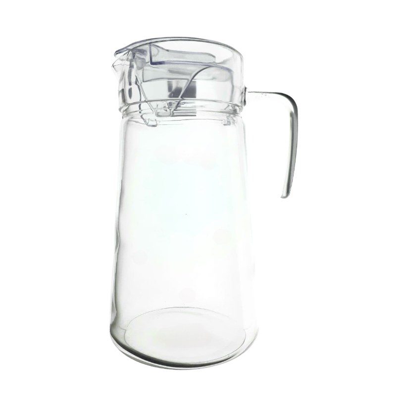 Glass Water Jug with Lid