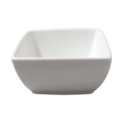 White Porcelain Square Bowl