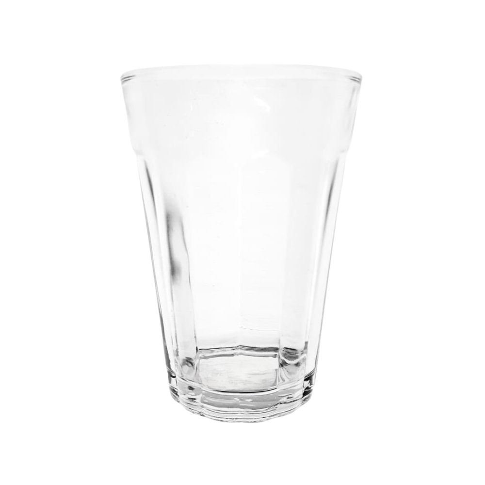 WS1168 ASOKA GLASS TUMBLER (HEIGHT: 9.3CM, DIAMETER: 6.5CM)