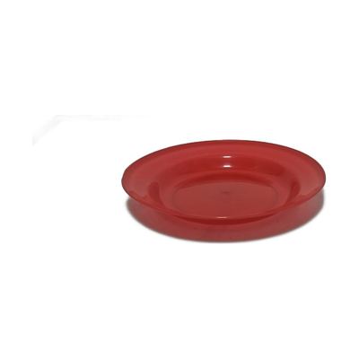 Red Plastic Dinner Plate