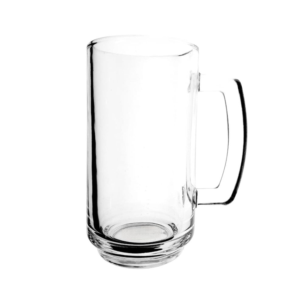 DELI GLASS MUG ZB490 (HEIGHT: 14CM, DIAMETER: 7.3CM)