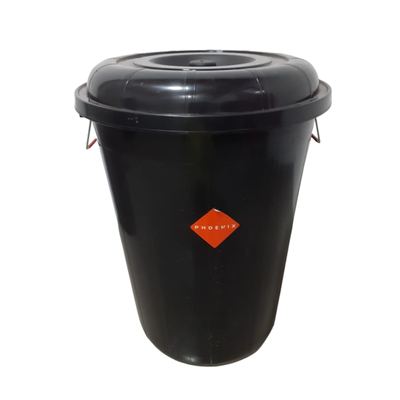 100L Plastic Barrel Bucket with Lid