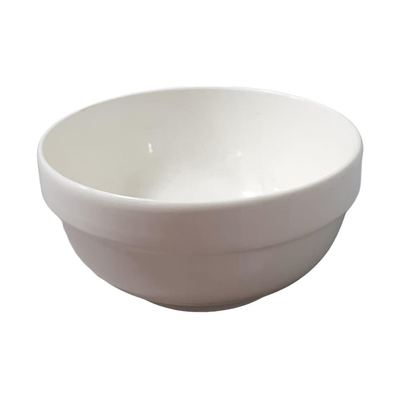 White Ceramic Soup Bowl 5.5"