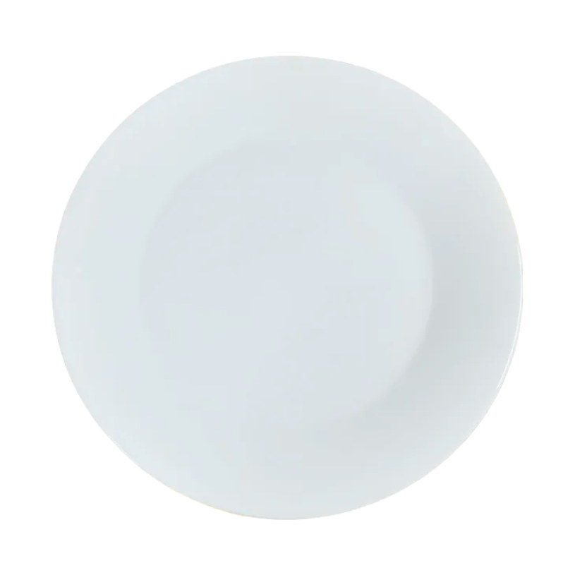 White Ceramic Dinner Plate