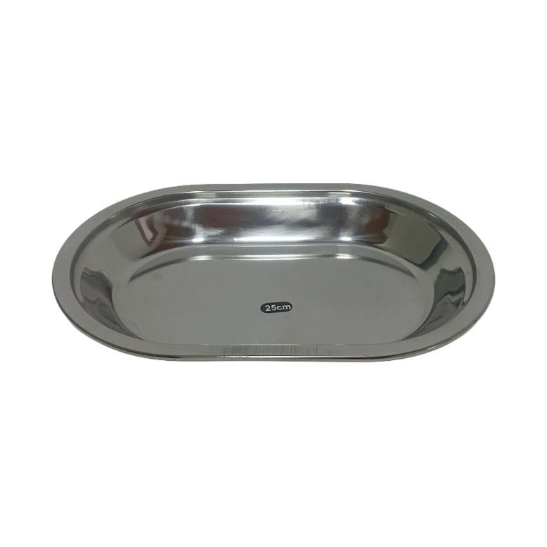 Stainless Steel Oval Serving Tray