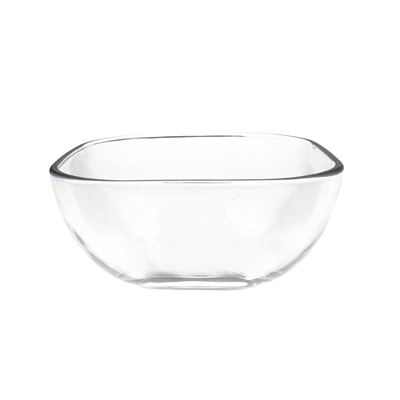 Square glass serving bowl 12.5cm