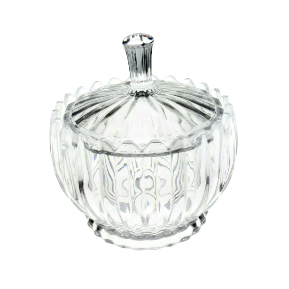 YJP-7025-4 CANDY POT (HEIGHT: 17CM, DIAMETER: 15.5CM)