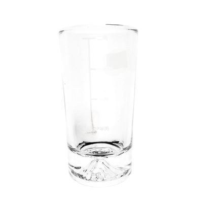 Measured shot glass, 10cm tall