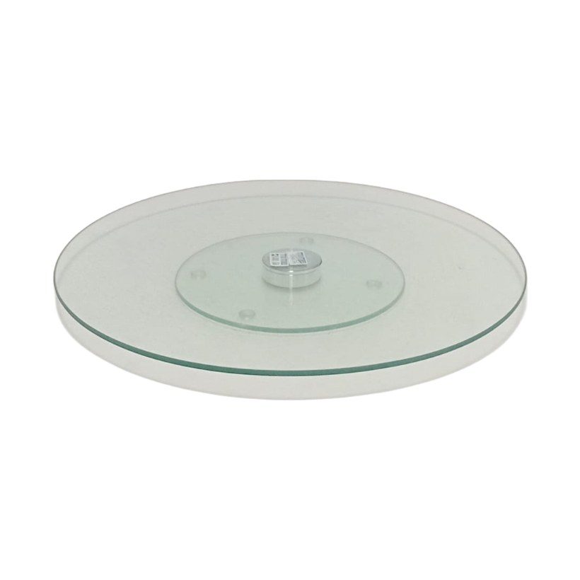 Glass cake turntable, 30cm