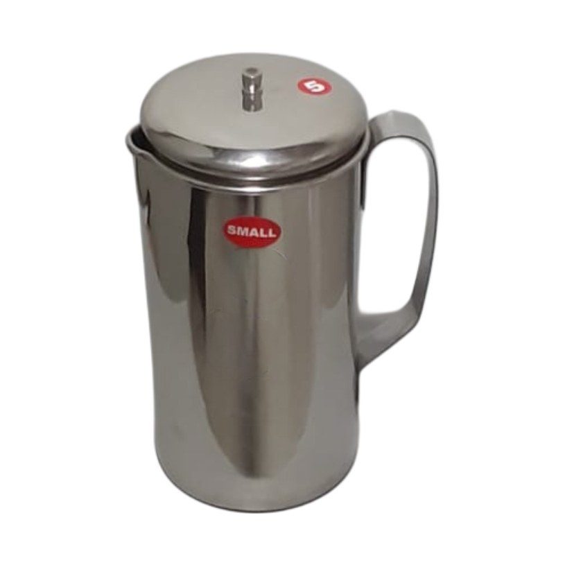 Stainless steel water jug with lid
