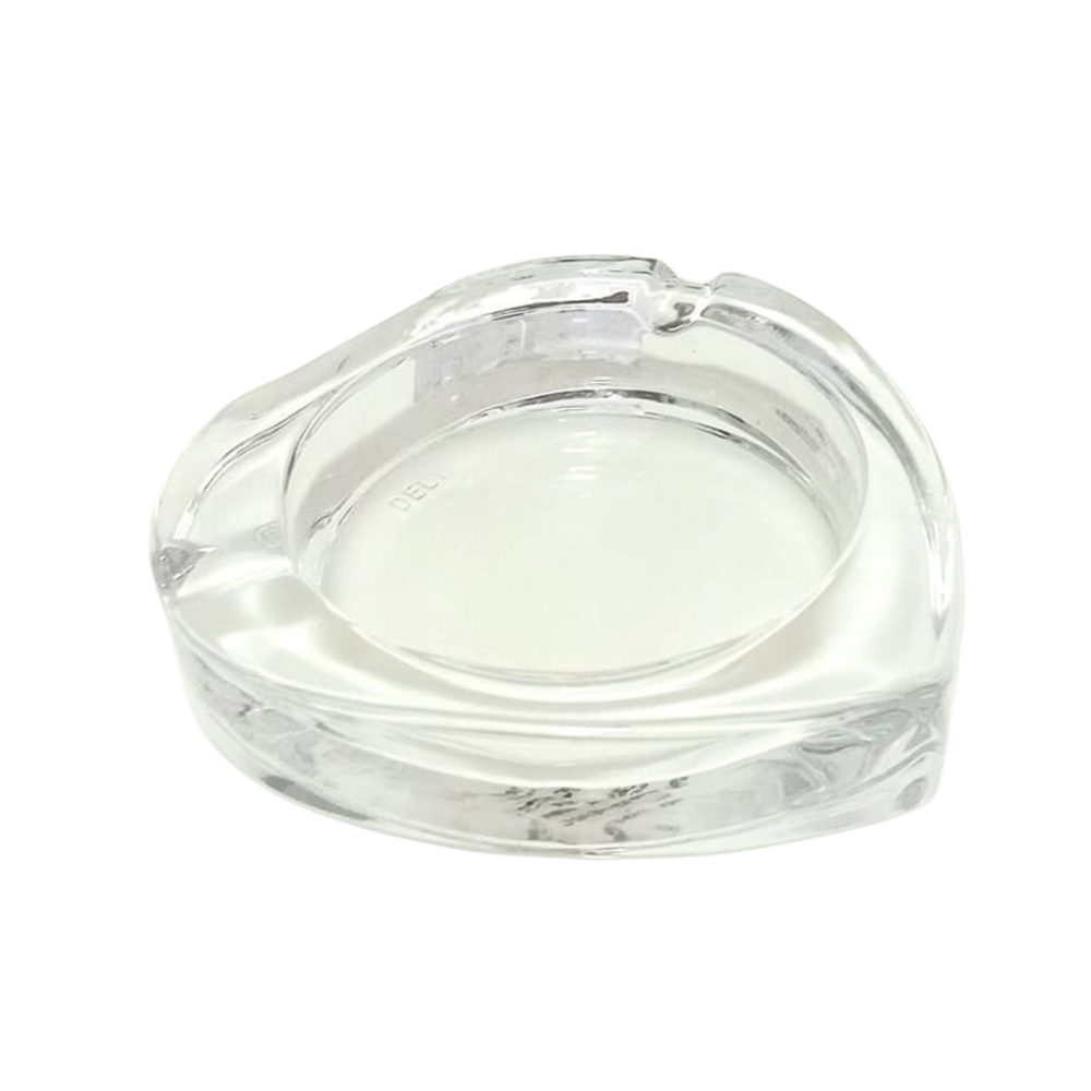 Heavy Clear Glass Ashtray